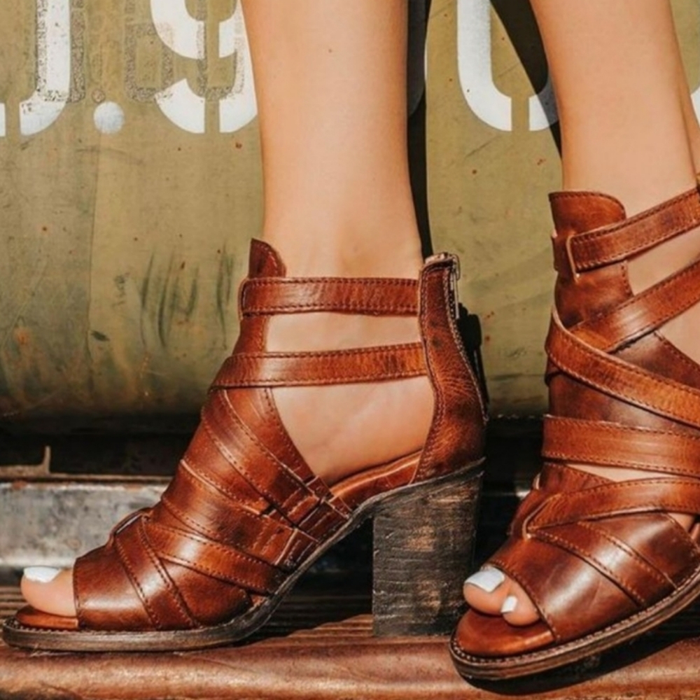 Freebird by Steven Claw sandals in cognac